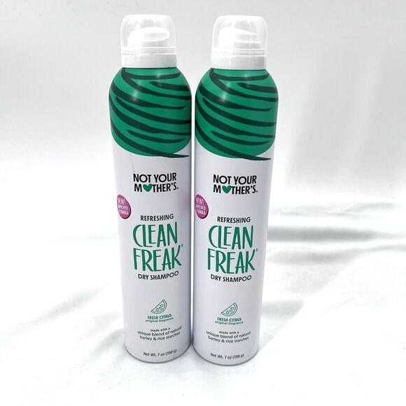 Not your Mother's Clean Freak Dry Shampoo | Fresh Citrus 7oz - 2 PACK - Picture 1 of 3
